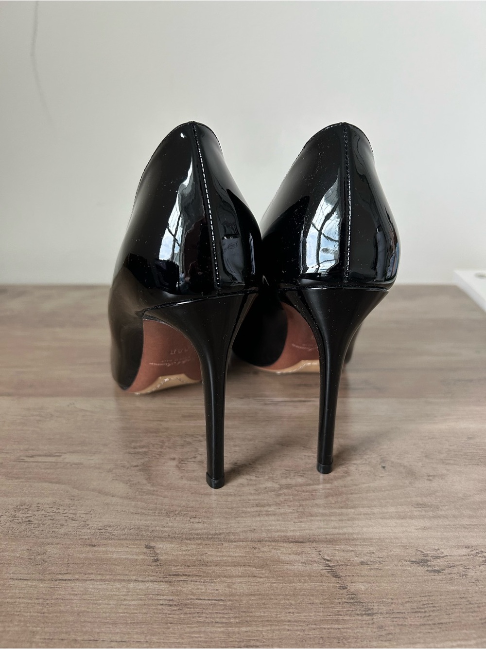 Ralph Lauren Celia Black Patent Heel Size EU 38 New in Box Purple Label - Picture 5 of 10